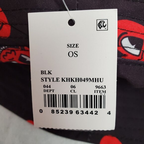 Mad Engine Keith Haring Polyester Reversible Bucket Hat - Black One Size - Picture 7 of 9